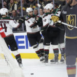 Stone scores twice in 3rd, Golden Knights beat Coyotes 5-2