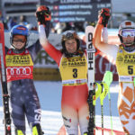 Holdener beats Shiffrin for 2nd World Cup slalom win