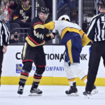 Vegas overcomes Forsberg's hat trick, beats Nashville in OT