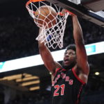 Trent scores 35 points, Raptors beat short-handed Suns