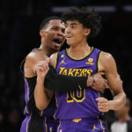 Davis injured, but LeBron leads Lakers past Denver 126-108