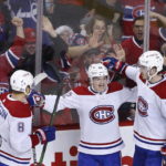 Cole Caufield breaks tie in 3rd, Canadiens beat Flames 2-1