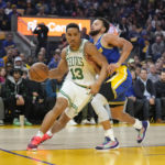 Thompson scores 34, Warriors beat Celtics in Finals rematch