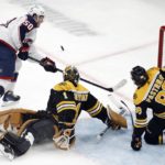 NHL-best Bruins honor Patrice Bergeron; beat Columbus 4-2