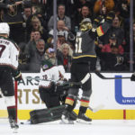 Stone scores twice in 3rd, Golden Knights beat Coyotes 5-2