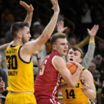 Wahl sparks Wisconsin to 78-75 victory over Iowa in overtime