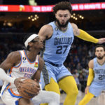 Morant's triple-double leads Grizzlies past Thunder 123-102