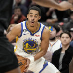Poole scores career-high 43, Warriors win 1st without Curry