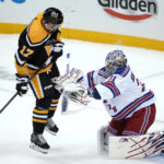 Power-play goals by Malkin, Rust help Pens stop Rangers, 3-2