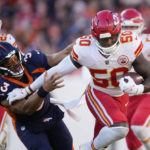 Broncos' Wilson evaluated for concussion against Chiefs