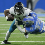 Goff has 340 yards, 2 TDs as Lions rout Jaguars 40-14