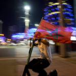 Moroccans celebrate historic World Cup win against Spain