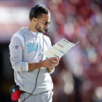 
              Miami Dolphins head coach Mike McDaniel walks on the sideline during the first half of the team's NFL football game against the San Francisco 49ers in Santa Clara, Calif., Sunday, Dec. 4, 2022. (AP Photo/Jed Jacobsohn)
            