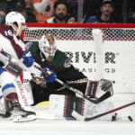 Carcone scores in debut, Coyotes end Avs' 4-game win streak