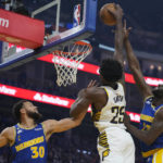 Rookie Nembhard has 31, leads Pacers past Warriors, 112-104