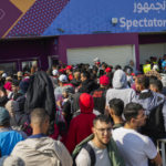 Moroccan fans wait for chance to score free World Cup ticket