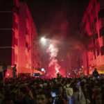 Moroccans celebrate historic World Cup win against Spain