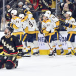 Vegas overcomes Forsberg's hat trick, beats Nashville in OT
