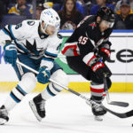 Jack Quinn scores twice, Sabres beat Sharks 6-3