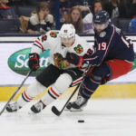 Nyquist scores twice, Columbus beats Chicago to snap skid