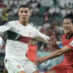 South Korea beats Portugal 2-1 at World Cup after late goal