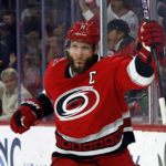 Canes beat Devils, move into 1st in Metropolitan Division