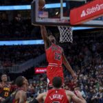 Ayo Dosunmu beats buzzer, Bulls beat Hawks 110-108