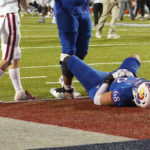 Kansas rallies, but Arkansas wins Liberty Bowl 55-53 in 3OTs
