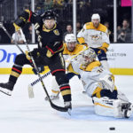 Vegas overcomes Forsberg's hat trick, beats Nashville in OT