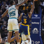 Klay Thompson's 29 points lead Warriors past Hornets 110-105