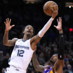 Bane returns, Grizzlies rout Booker-less Suns 125-100