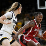 Clark scores 45, but No. 12 NC State tops No. 10 Iowa 94-81