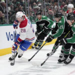 Johnston's late goal pushes Stars to 4-2 win over Canadiens