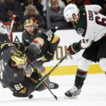 Stone scores twice in 3rd, Golden Knights beat Coyotes 5-2