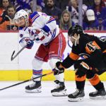 Rangers beat struggling Flyers 6-3 for 6th straight win
