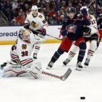 Nyquist scores twice, Columbus beats Chicago to snap skid