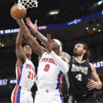 Jackson has 20 points, Grizzlies beat Pistons 114-103