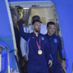 Huge crowds welcome Argentina team after World Cup victory