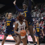 Jones' hot hand powers No. 2 Stanford past rival Cal 90-69