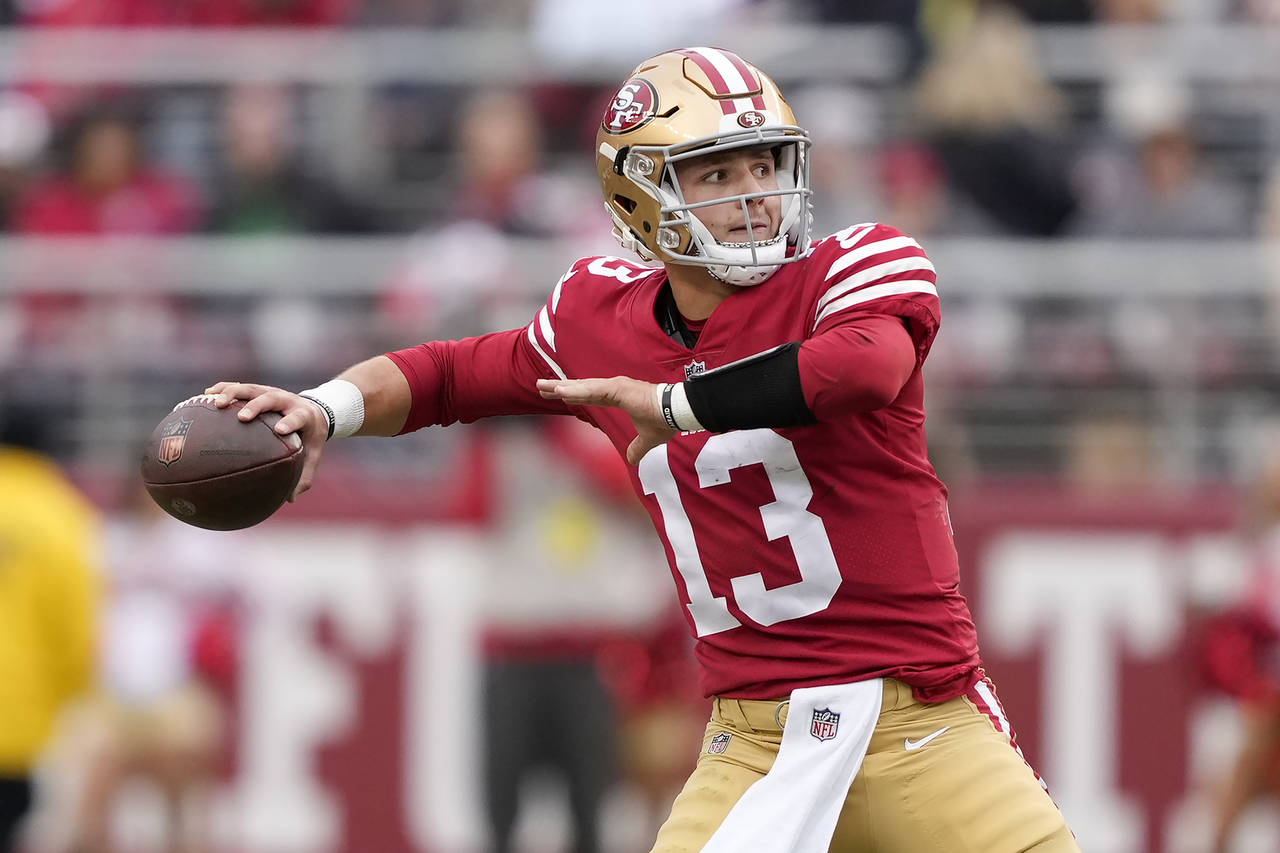 Seahawks 49ers Brock Purdy...