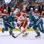 Toffoli and Kadri both score twice, Flames beat Sharks 7-3