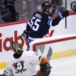 Barron, Scheifele score in 3rd period, Jets beat Ducks