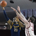 Sherfield's big second half carries Sooners to win over Roos