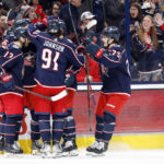 Nyquist scores twice, Columbus beats Chicago to snap skid