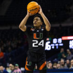 No. 14 Miami wins 9th straight, topping Notre Dame 76-65