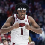 Council, Smith lead No. 9 Razorbacks past Sooners 88-78
