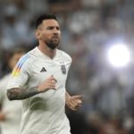 Messi makes his record 26th appearance at the World Cup