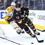 Vegas overcomes Forsberg's hat trick, beats Nashville in OT