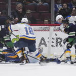Kyrou has 3 goals, assist as Blues beat Canucks 5-1