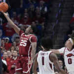 Council, Smith lead No. 9 Razorbacks past Sooners 88-78